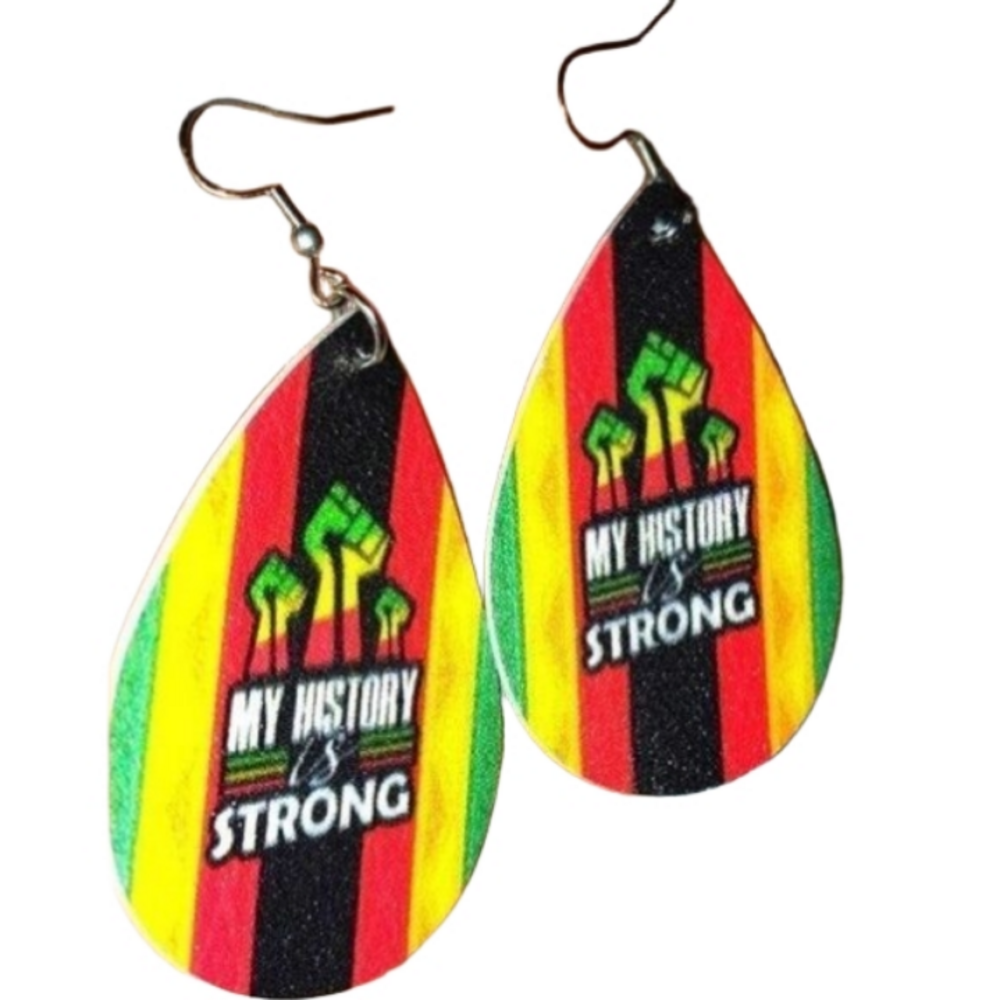 African festive colorful dangle earrings For Adults